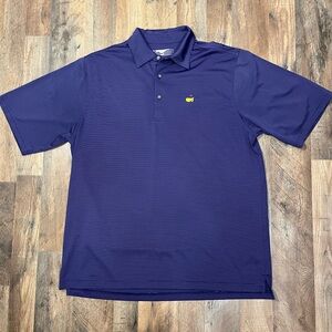 Men's Masters Purple Polo Golf Shirt
